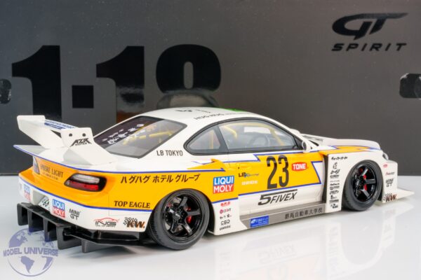GT Spirit - 1:18 Nissan S15 Silvia LB Super Silhouette White 2021 - Limited Edition Resin Model 9 GT Spirit - 1:18 Nissan S15 Silvia LB Super Silhouette White 2021 - Limited Edition Resin Model