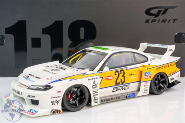 GT Spirit - 1:18 Nissan S15 Silvia LB Super Silhouette White 2021 - Limited Edition Resin Model