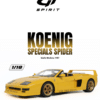GT Spirit - 1:18 Koenig Specials Spider Giallo Modena 1987 - Limited Edition Resin Model 4 GT Spirit - 1:18 Koenig Specials Spider Giallo Modena 1987 - Limited Edition Resin Model