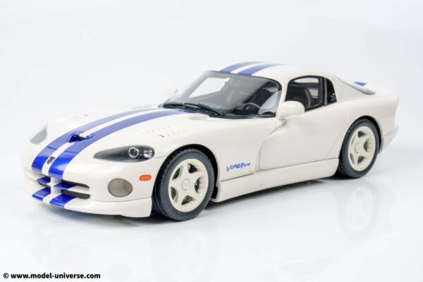 GT Spirit - 1:18 Dodge Viper GTS White 1996 - Limited Edition Resin Model 12 GT Spirit - 1:18 Dodge Viper GTS White 1996 - Limited Edition Resin Model