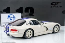 GT Spirit - 1:18 Dodge Viper GTS White 1996 - Limited Edition Resin Model