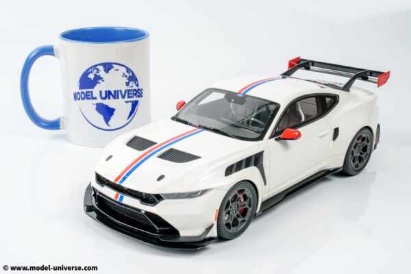 GT Spirit - 1:18 Ford Mustang GTD "Spirit of America" Performance White 2025 - Limited Edition Resin Model 12 GT Spirit - 1:18 Ford Mustang GTD