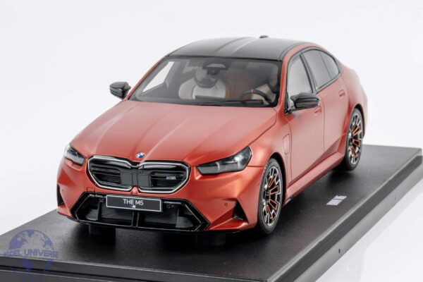 GT Spirit - 1:18 BMW M5 (G99) Pebble Beach Orange 2025 - Limited Edition Resin Model 9 GT Spirit GT966 BMW M5 Pebble Peach Orange 2025 2