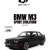 GT Spirit - 1:8 BMW M3 Sport Evolution Black II 1990 - Limited Edition Resin Model 3 GT Spirit - 1:8 BMW M3 Sport Evolution Black II 1990 - Limited Edition Resin Model