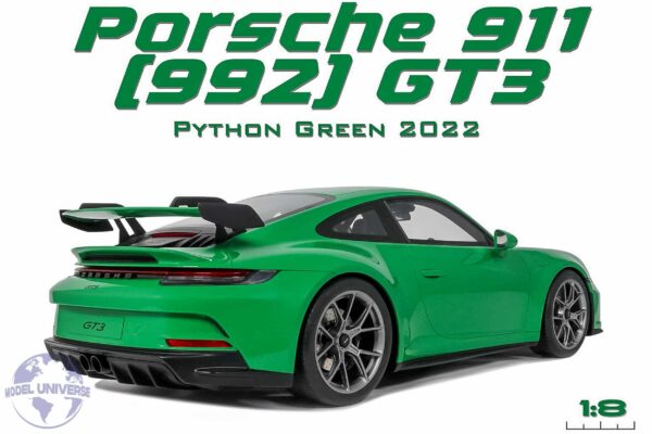 GT Spirit - 1:8 Porsche 911 (992) GT3 Green 2022 - Limited Edition Resin Model 4 GT Spirit - 1:8 Porsche 911 (992) GT3 Green 2022 - Limited Edition Resin Model