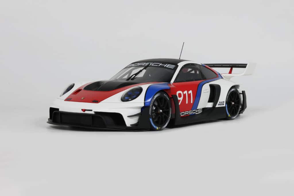GT Spirit 1:18 Porsche 911 (992) GT3 R Rennsport White 2023