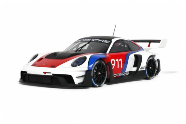 GT Spirit 1:18 Porsche 911 (992) GT3 R Rennsport White 2023 (GT495) Limited Edition Resin Model