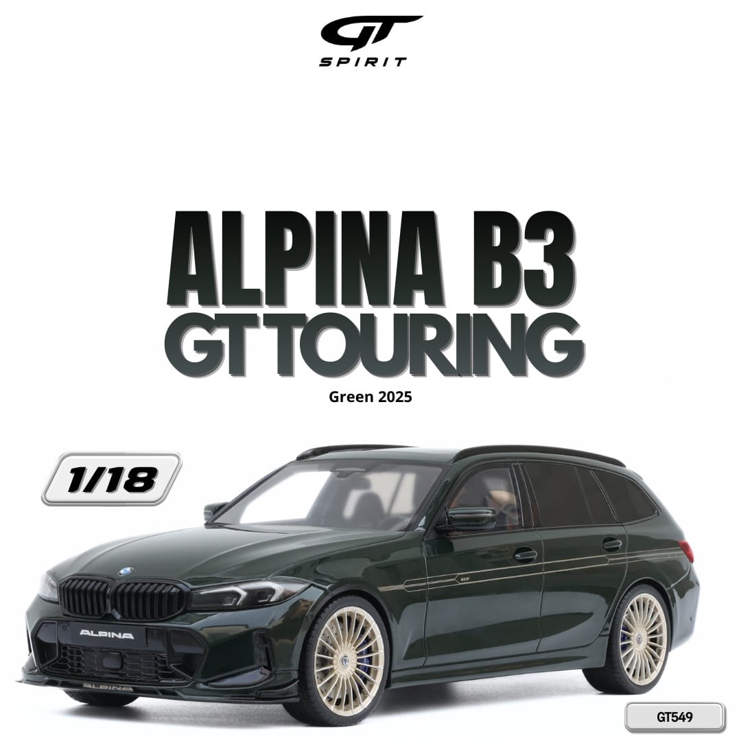GT Spirit - 1:18 BMW Alpina B3 GT Touring Green 2025 - Limited Edition Resin Model