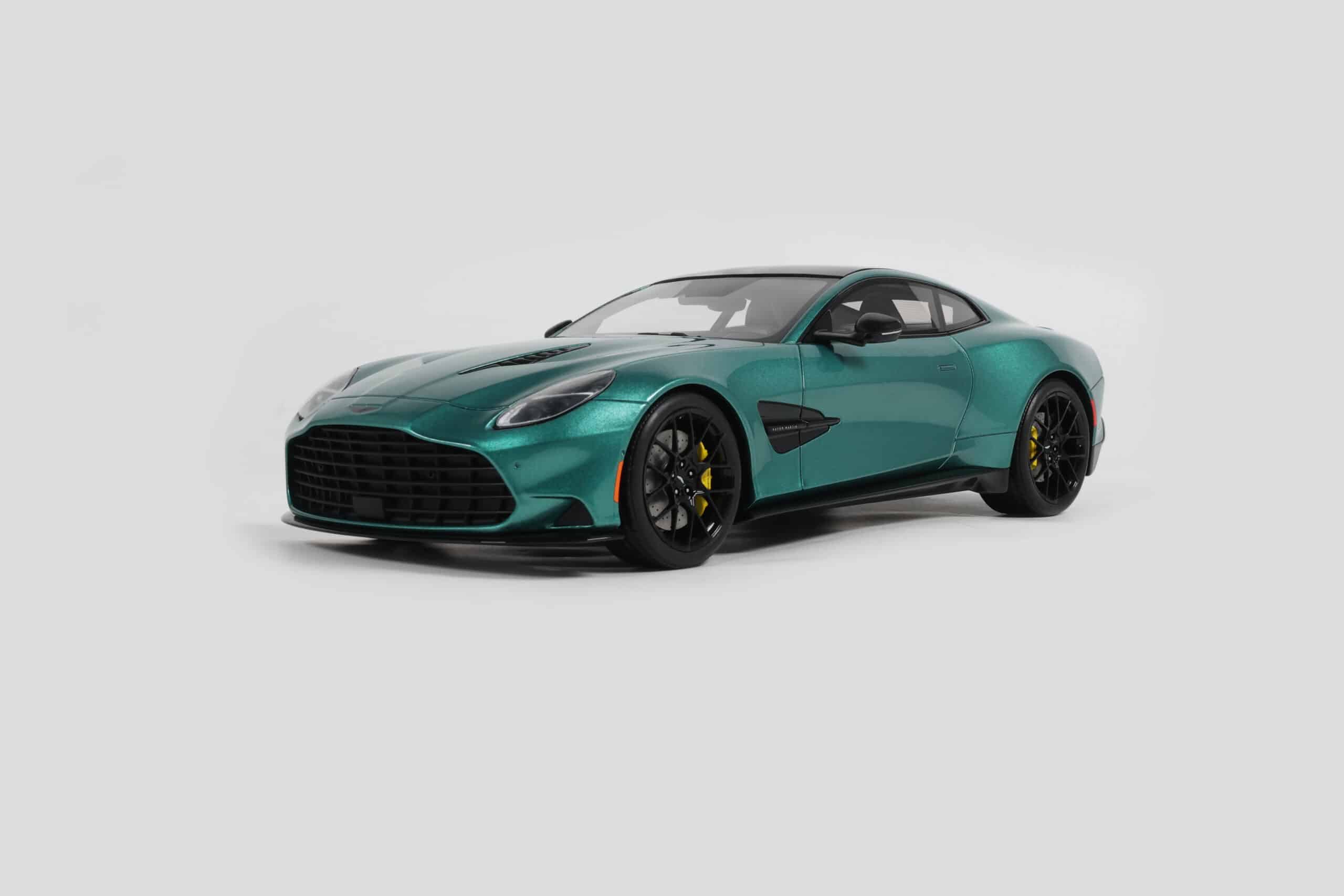 Pre Order the GT Spirit 1:18 Aston Martin Vanquish 2024 in Green Resin Model