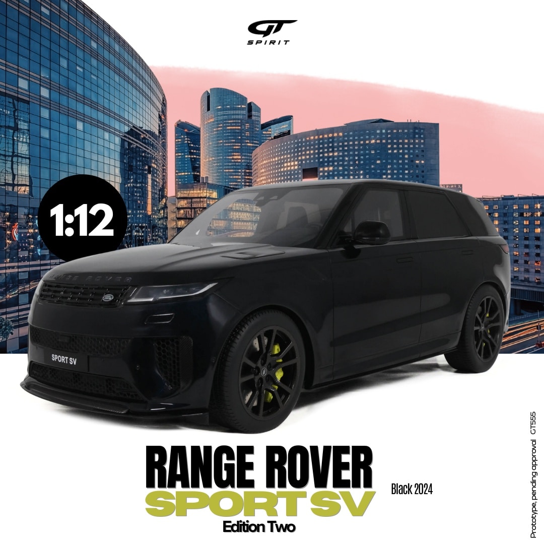 Pre-Oder the GT Spirit – 1:12 Range Rover Sport SV Edition Two Black ...