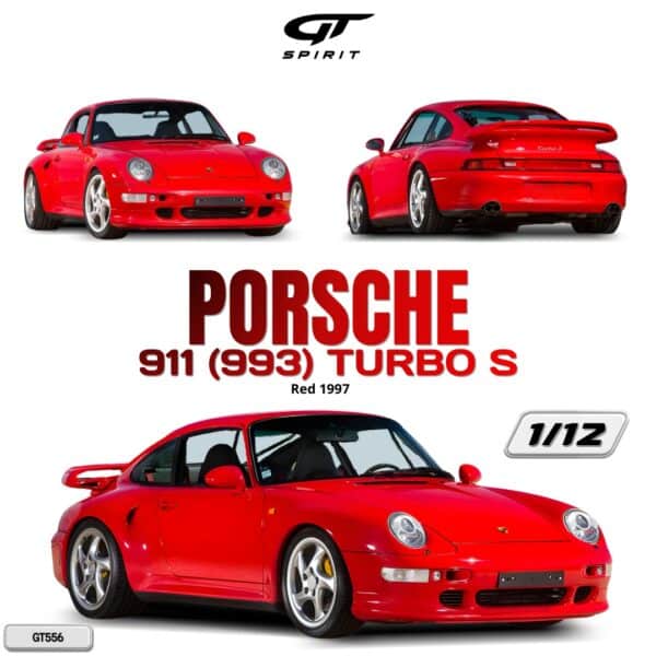 GT Spirit - 1:12 Porsche 911 (993) Turbo S Red 1997 - Limited Edition Resin Model