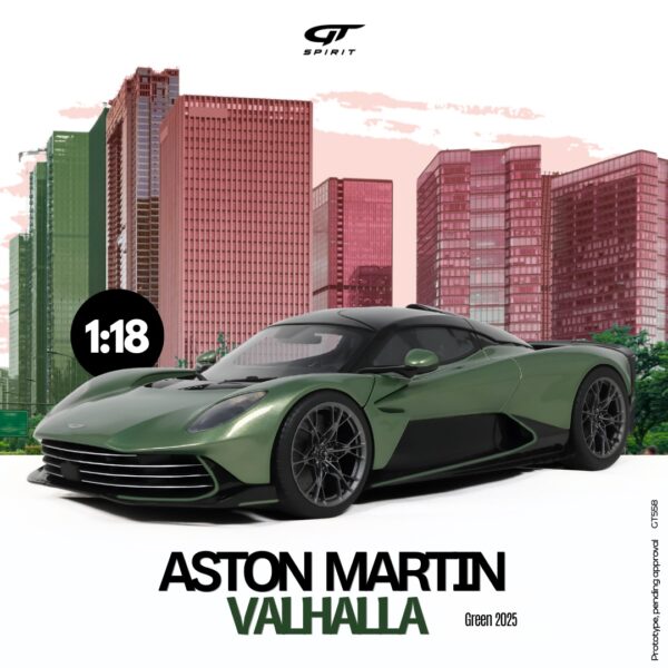 GT Spirit - 1:18 Aston Martin Valhalla Green 2025 - Resin Model