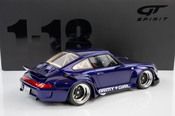 Alternative view of GT Spirit - 1:18 Porsche 911 (993) RWB "Army Girl" Purple 2015 - Limited Edition Resin Model