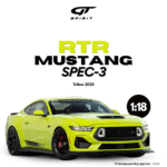 GT Spirit - 1:18 RTR Ford Mustang Spec-3 Yellow 2025 - Limited Edition Resin Model