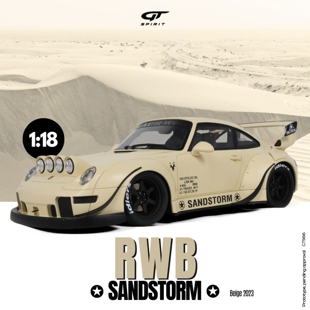 Pre-Order the GT Spirit – 1:18 RWB Sandstorm Beige 2023 – Resin Model 1 GT Spirit - 1:18 RWB Sandstorm Beige 2023 - Resin Model