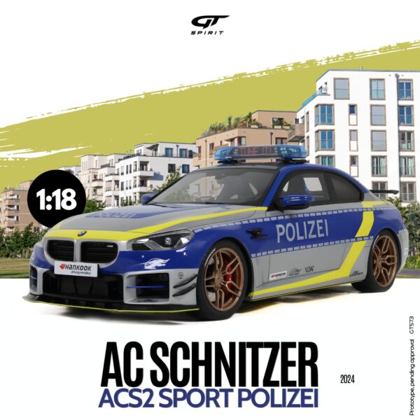 GT Spirit - 1:18 AC Schnitzer ACS2 Sport Polizei 2024 - Resin Model