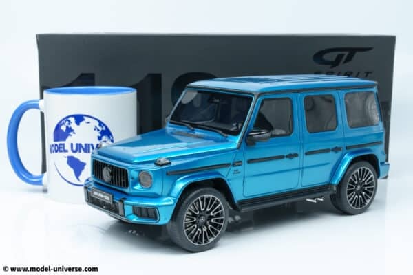 GT925 GT SPIRIT Mercedes G63 Hyper Blue Resin Model 11