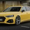 GT Spirit 1:18 Audi RS4 25th Anniversary Yellow 2024 (GT935)