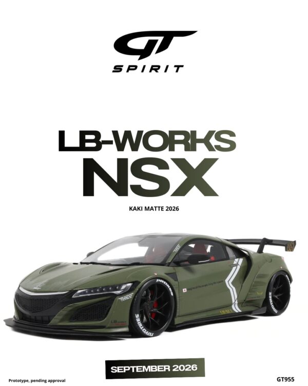 GT Spirit - 1:18 LB-Works NSX Kaki Matte 2026 - Limited Edition Resin Model