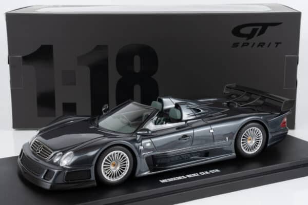 GT Spirit 1:18 Mercedes-Benz CLK-GTR Roadster Grey 1999 (GT960) Limited Edition Resin Model