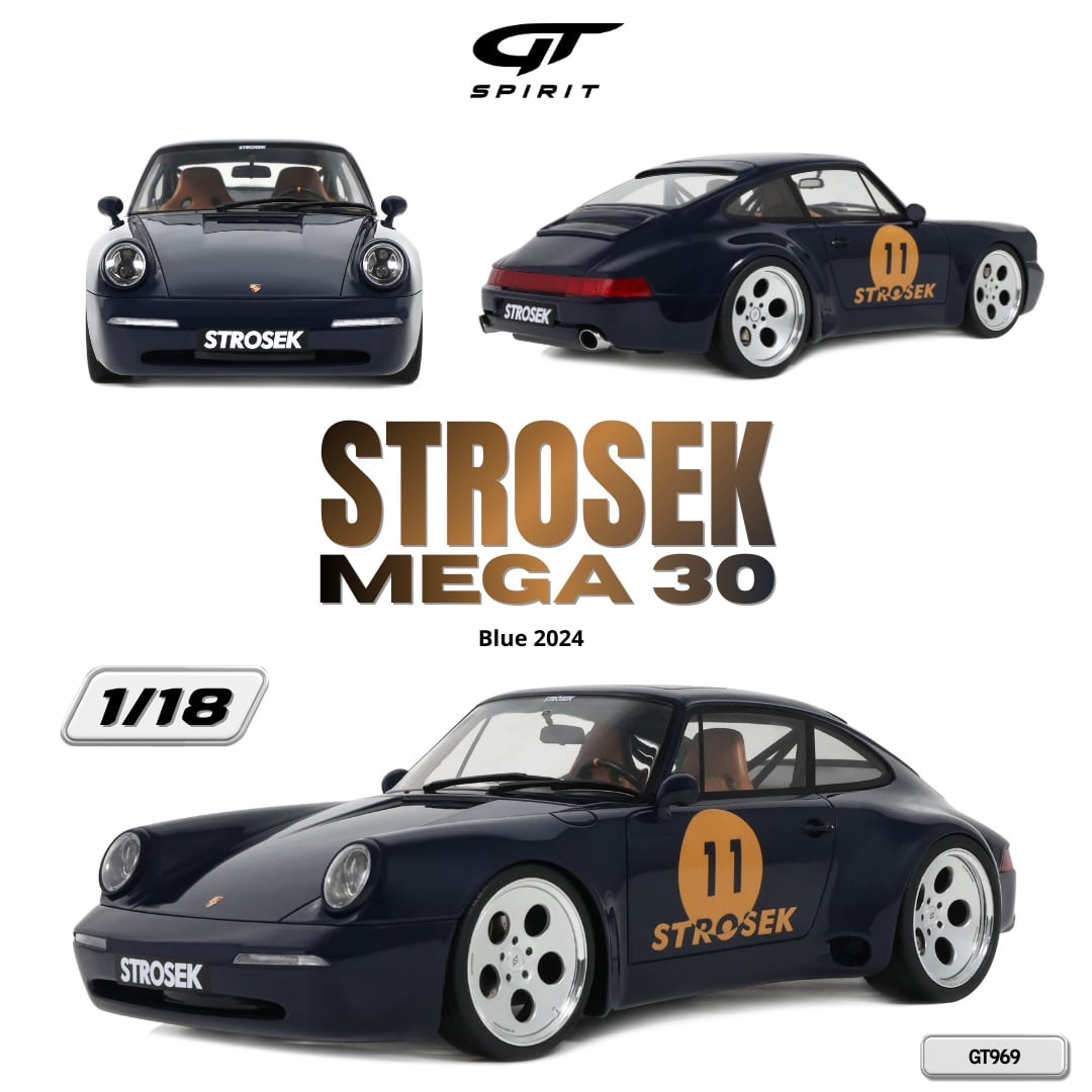 GT Spirit - 1:18 Strosek Mega 30 Blue 2024 - Limited Edition Resin Model