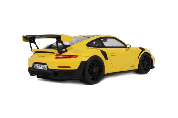 GT Spirit - 1:18 Porsche 911 (991.2) GT2 RS Nürburgring Lap Record Yellow 2017 - Limited Edition Resin Model 22 GT Spirit - 1:18 Porsche 911 (991.2) GT2 RS Nürburgring Lap Record Yellow 2017 - Limited Edition Resin Model