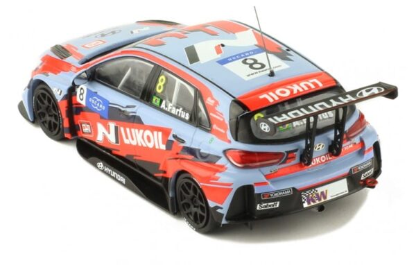 Ixo GTM141 i30 N TCR N 8 WTCR SEASON 2019 A.FARFUS 1:43 diecast model