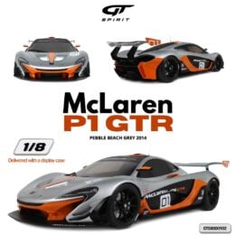 GT Spirit - 1:8 McLaren P1 GTR Pebble Beach Grey 2014 - Limited Edition Resin Model
