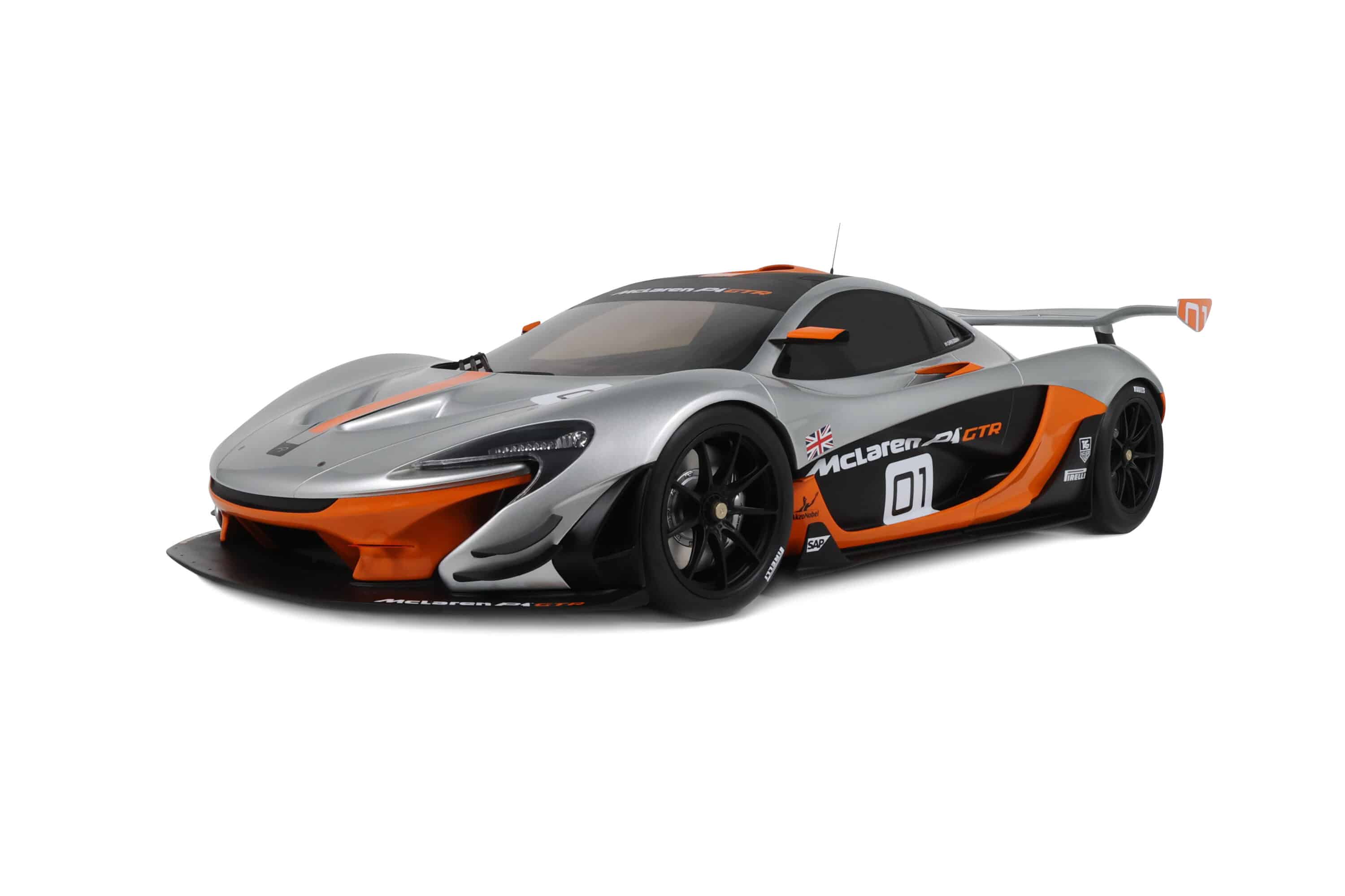 GT Spirit 1:8 McLaren P1 GTR Pebble Beach Grey 2014 (GTS800902) Limited Edition Resin Model 2 GT Spirit 1:8 McLaren P1 GTR Pebble Beach Grey 2014 (GTS800902) Limited Edition Resin Model - Image 2