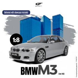 GT Spirit - 1:8 BMW M3 E46 Silver 2003 - Resin Model