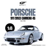 GT Spirit - 1:8 Porsche 911 (993) Carrera 4S Silver 1995 - Limited Edition Resin Model