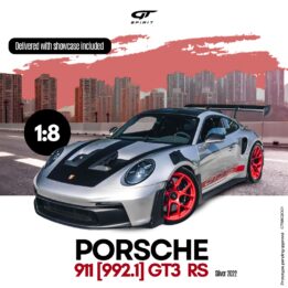GT Spirit - 1:8 Porsche 911 [992.1] GT3 RS Silver 2022 - Resin Model