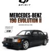 GT Spirit - 1:8 Mercedes-Benz 190 Evolution II Blue/Black Metallic 1990 - Limited Edition Resin Model 3 GTS802801