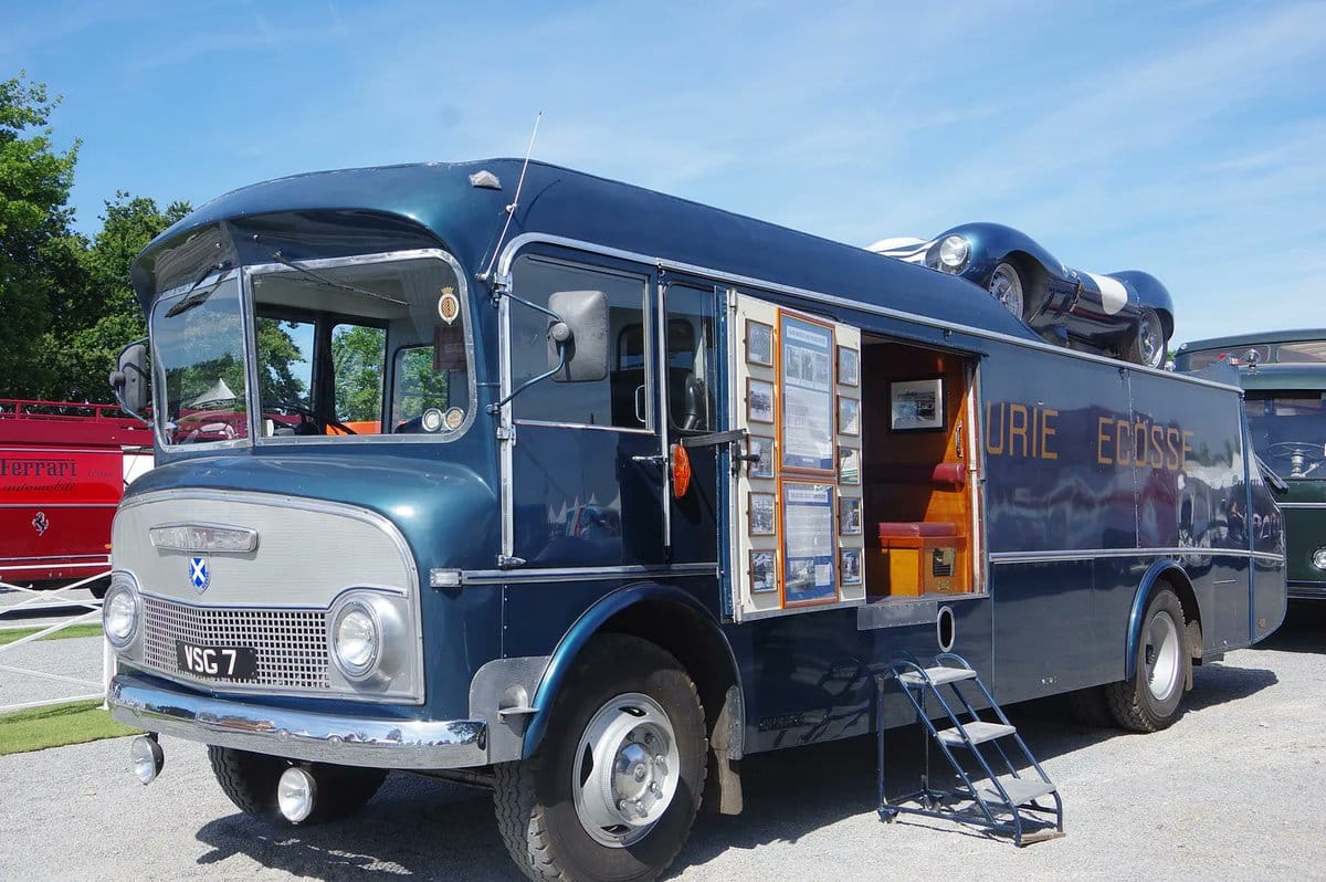 Ecurie Ecosse Race Car Transporter Model – The Iconic “Blue Chariot of Champions”