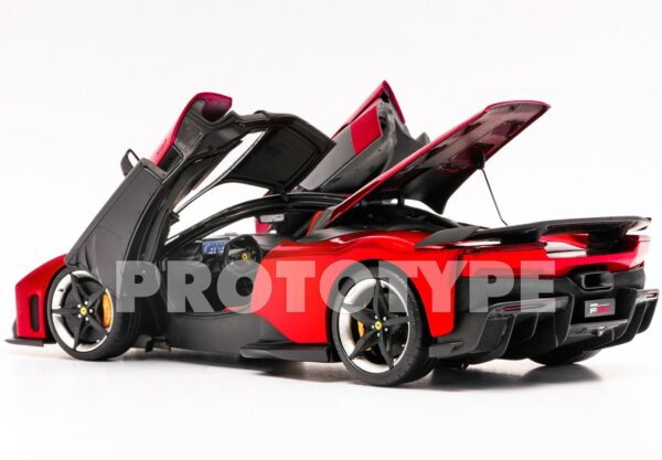 BBR - 1:18 Ferrari F80 Rosso Supercar Red 2025 Launch Edition - Full Openings - Diecast Model