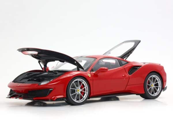 BBR 1:18 Ferrari 488 Pista Rosso Corsa - with Stripe (HE180055DIE) Limited Edition Diecast Model (Luxury Pack) 8 BBR 1:18 Ferrari 488 Pista Rosso Corsa - with Stripe (HE180055DIE) Limited Edition Diecast Model (Luxury Pack)