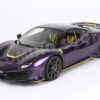 BBR 1:18 Ferrari 488 Pista Hong Kong Violet - Yellow Details (HE180055VIODIE) Limited Edition Diecast Model (Luxury Pack) 24 BBR 1:18 Ferrari 488 Pista Hong Kong Violet - Yellow Details (HE180055VIODIE) Limited Edition Diecast Model (Luxury Pack)