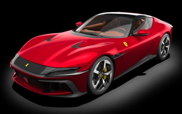 Pocher 1:8 Ferrari 12Cilindri Rosso Imola (HK126) Pre-Painted Diecast Model Kit