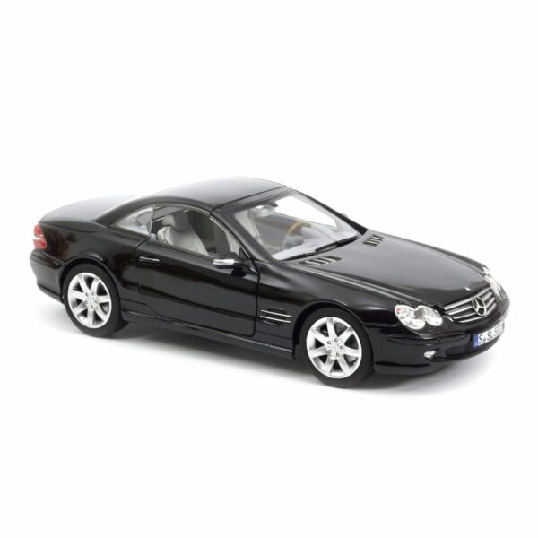 Norev 183840 Mercedes SL 500 Convertible 2003 Black Diecast Model