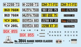 Italeri - 1:24 Range Rover Classic (3644) Model Kit