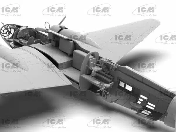 ICM 48195 Ki 21 Ib Sally Japanese Heavy Bomber Model Kit