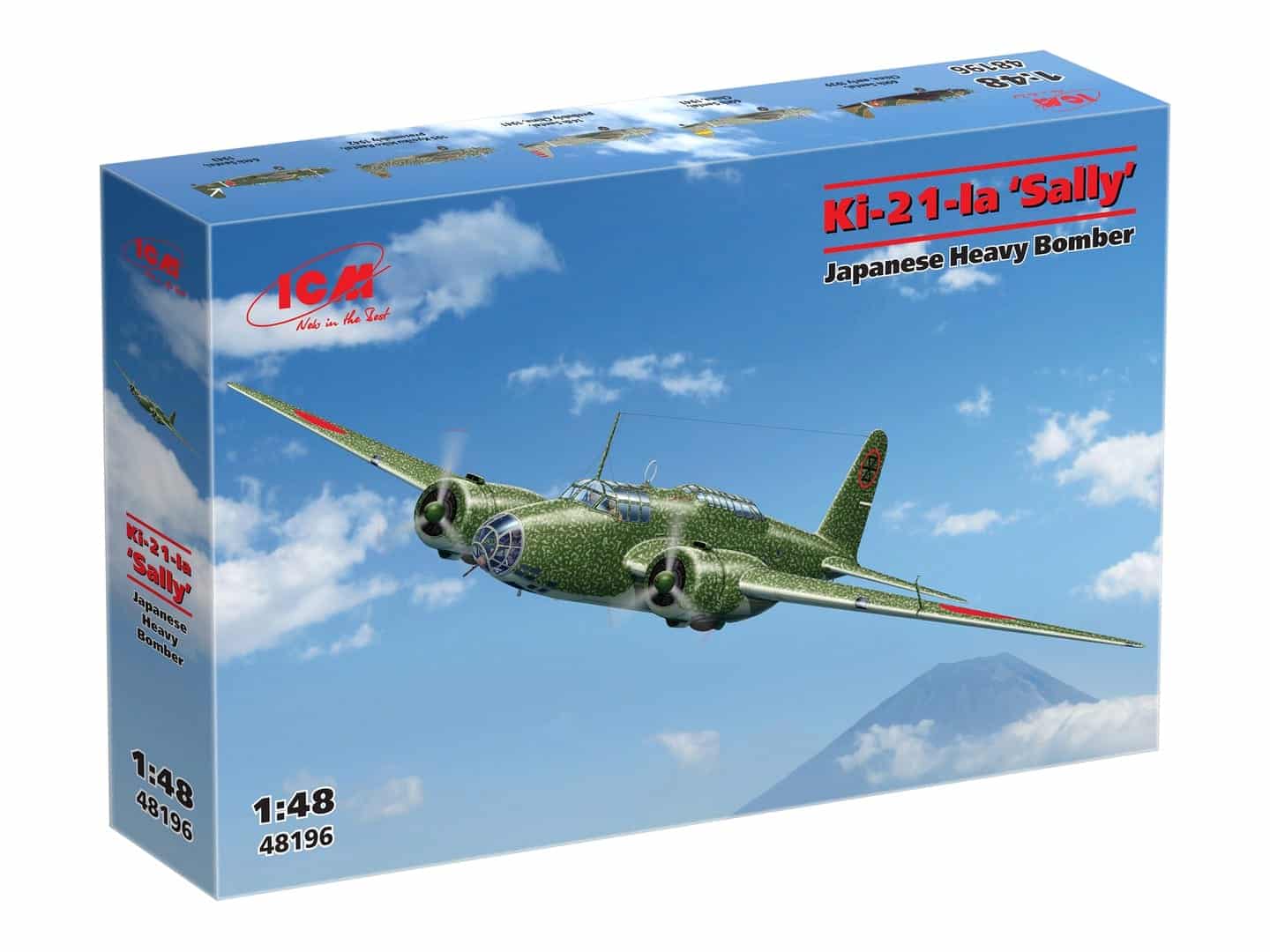 ICM - 1:48 Ki-21-la Sally Japanese Heavy Bomber (48196) Model Kit