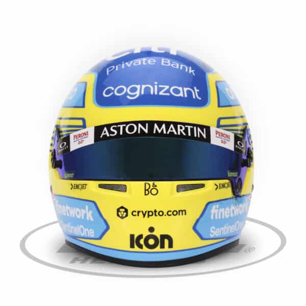 bell - 1:2 fernando alonso 2023 aston martin f1 replica helmet