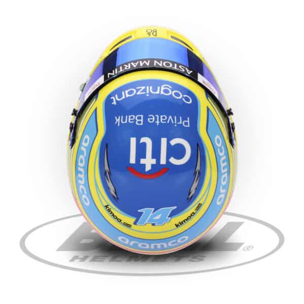 bell - 1:2 fernando alonso 2023 aston martin f1 replica helmet