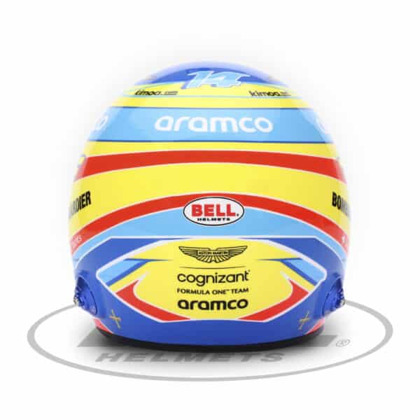 bell - 1:2 fernando alonso 2023 aston martin f1 replica helmet