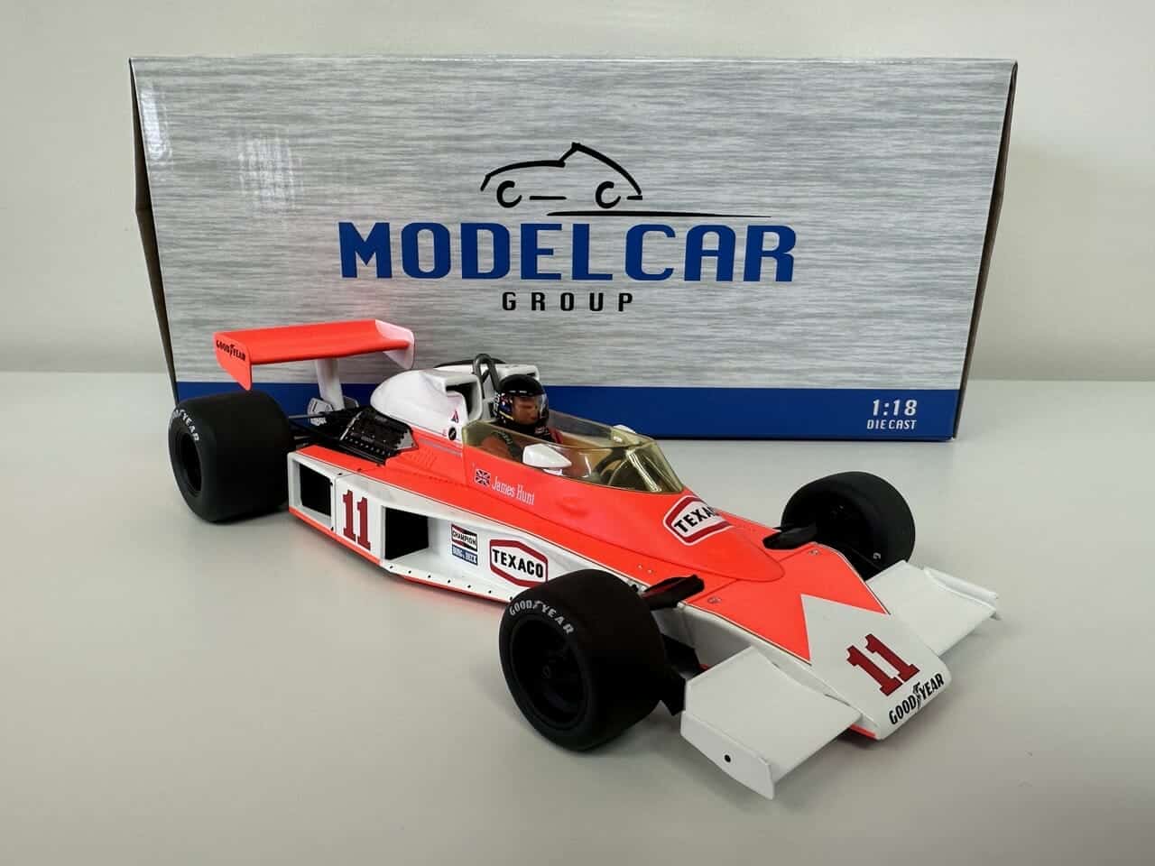 MCG 1:18 McLaren M23 Malboro James Hunt 1976 French Grand prix diecast model car