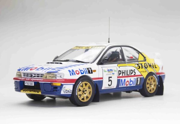 Sun Star 5519 1:18 Subaru Impreza 555 5 Alpa Rally Diecast Model 1997