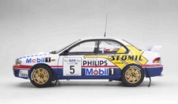 Sun Star 5519 1:18 Subaru Impreza 555 5 Alpa Rally Diecast Model 1997