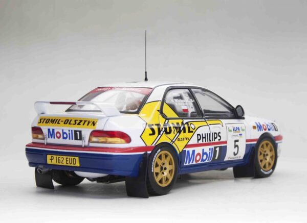 Sun Star 5519 1:18 Subaru Impreza 555 5 Alpa Rally Diecast Model 1997