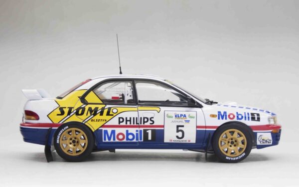 Sun Star 5519 1:18 Subaru Impreza 555 5 Alpa Rally Diecast Model 1997
